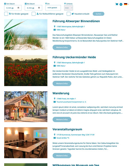 Screenshot VIBS Widget Offers